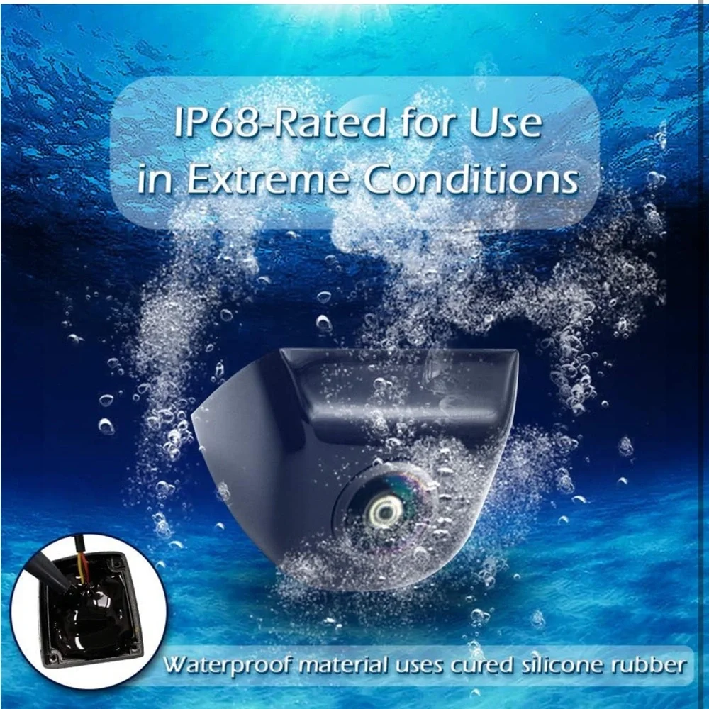 HD 720P Vehicle Backup Camera, GreenYi 170 Degrees View Angle with Fish Eye Lens